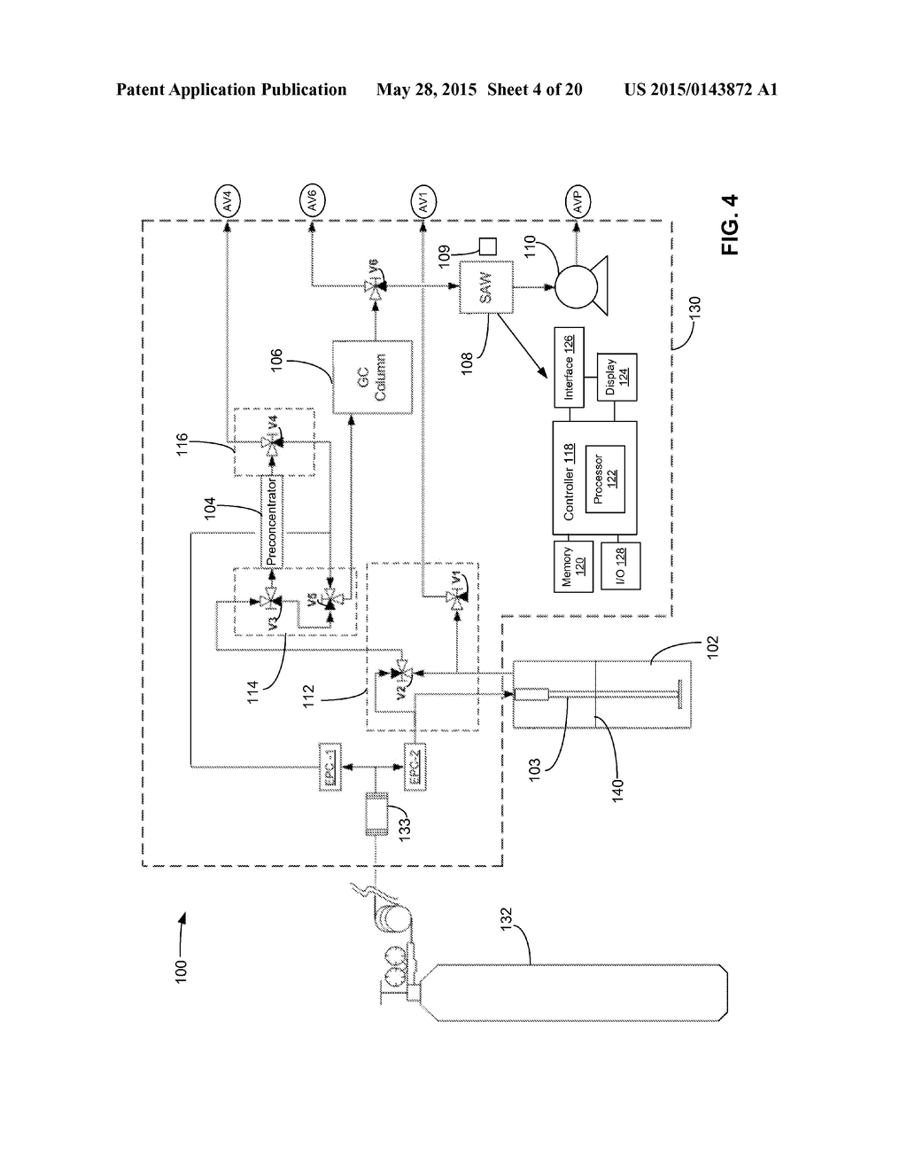 ANALYTICAL SYSTEM AND METHOD FOR DETECTING VOLATILE ORGANIC COMPOUNDS IN     WATER - diagram, schematic, and image 05