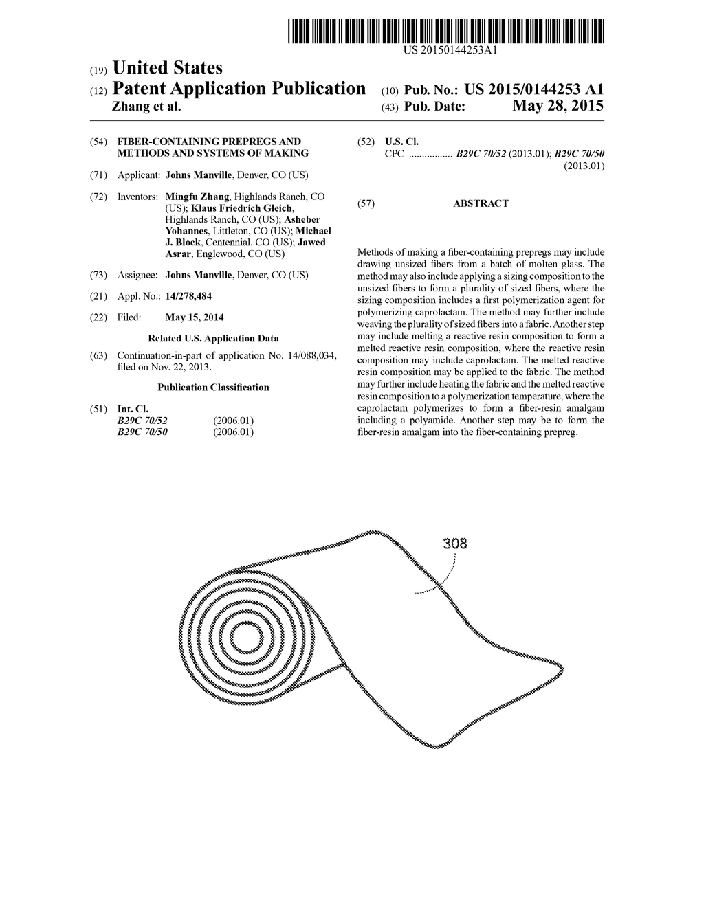 FIBER-CONTAINING PREPREGS AND METHODS AND SYSTEMS OF MAKING - diagram, schematic, and image 01