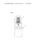 COSMETIC CONTAINER WITH PULVERIZING APPARATUS FOR GRANULATED COSMETIC diagram and image