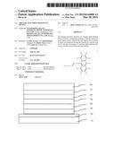 ORGANIC ELECTROLUMINESCENT DEVICE diagram and image