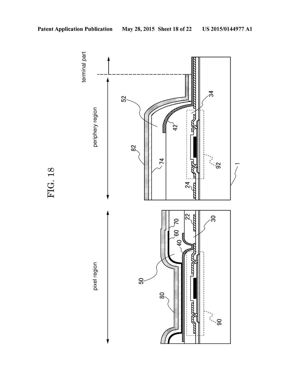 LIGHT EMITTING DIPLAY DEVICE AND MANUFACTURING METHOD OF THE LIGHT     EMITTING DISPLAY DEVICE - diagram, schematic, and image 19