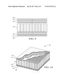 ASSEMBLY INCLUDING A COMPRESSION-MOLDED, COMPOSITE PANEL HAVING A     CELLULOSE-BASED CORE AND A HINGED MOUNTING FLANGE diagram and image