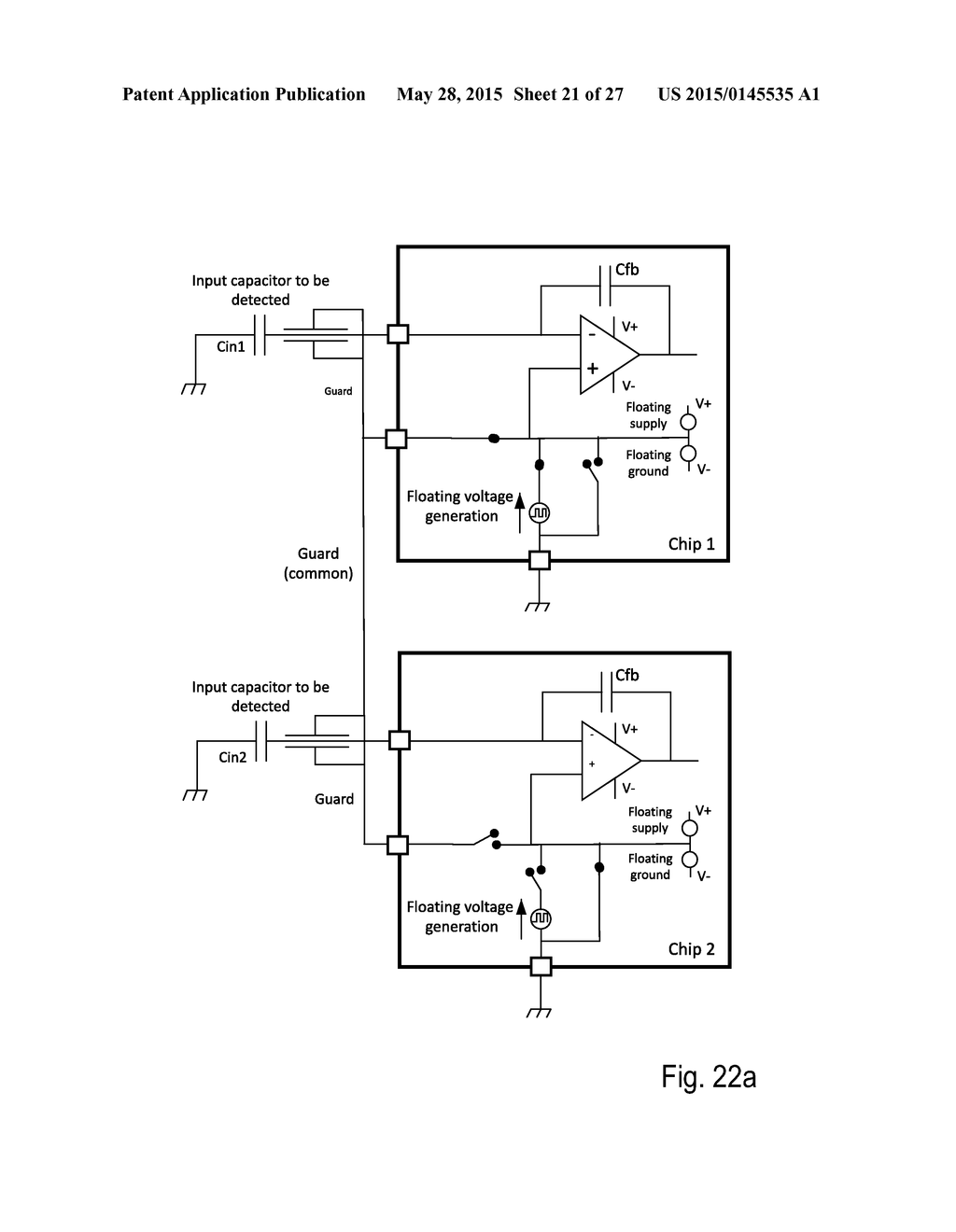 CAPACITIVE SENSING INTERFACE FOR PROXIMITY DETECTION - diagram, schematic, and image 22