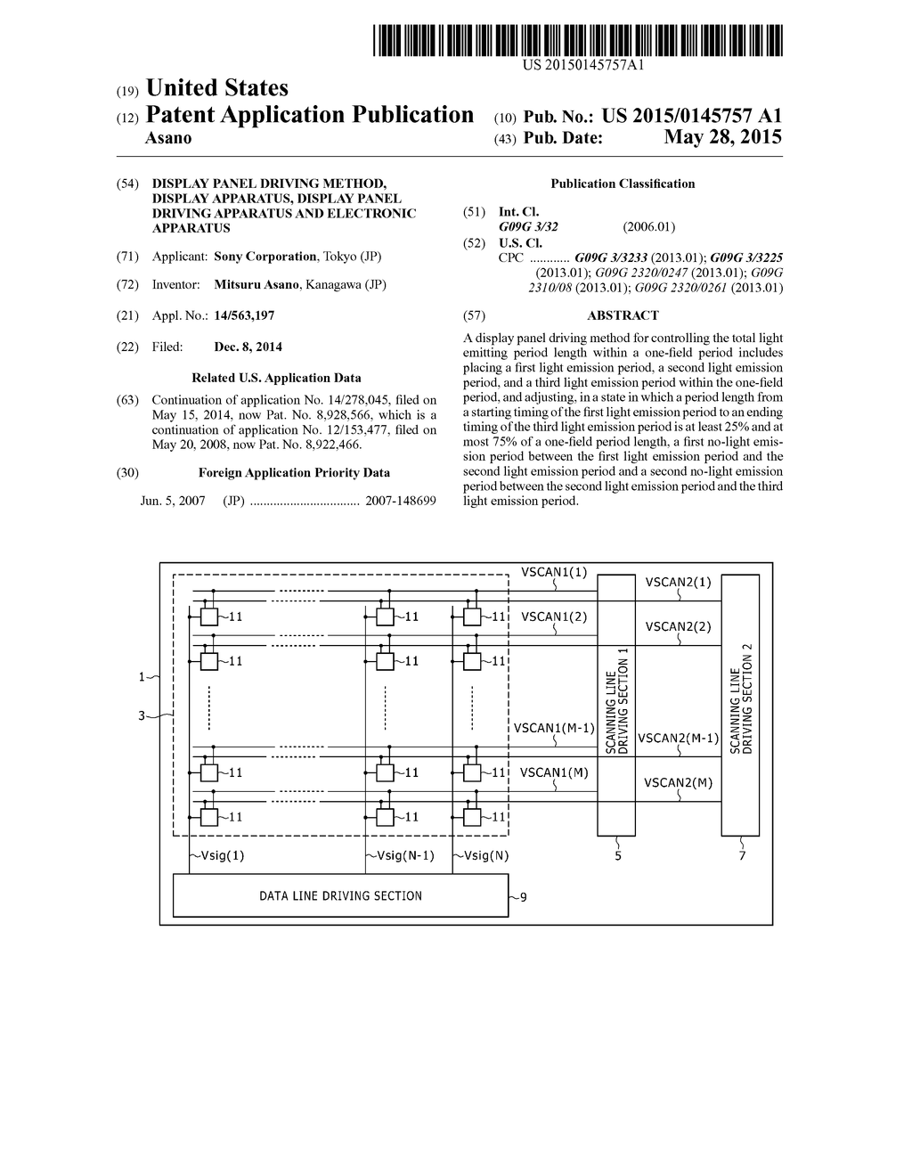 DISPLAY PANEL DRIVING METHOD, DISPLAY APPARATUS, DISPLAY PANEL DRIVING     APPARATUS AND ELECTRONIC APPARATUS - diagram, schematic, and image 01