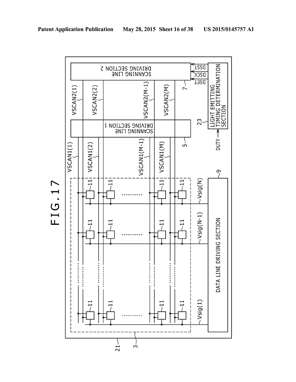 DISPLAY PANEL DRIVING METHOD, DISPLAY APPARATUS, DISPLAY PANEL DRIVING     APPARATUS AND ELECTRONIC APPARATUS - diagram, schematic, and image 17