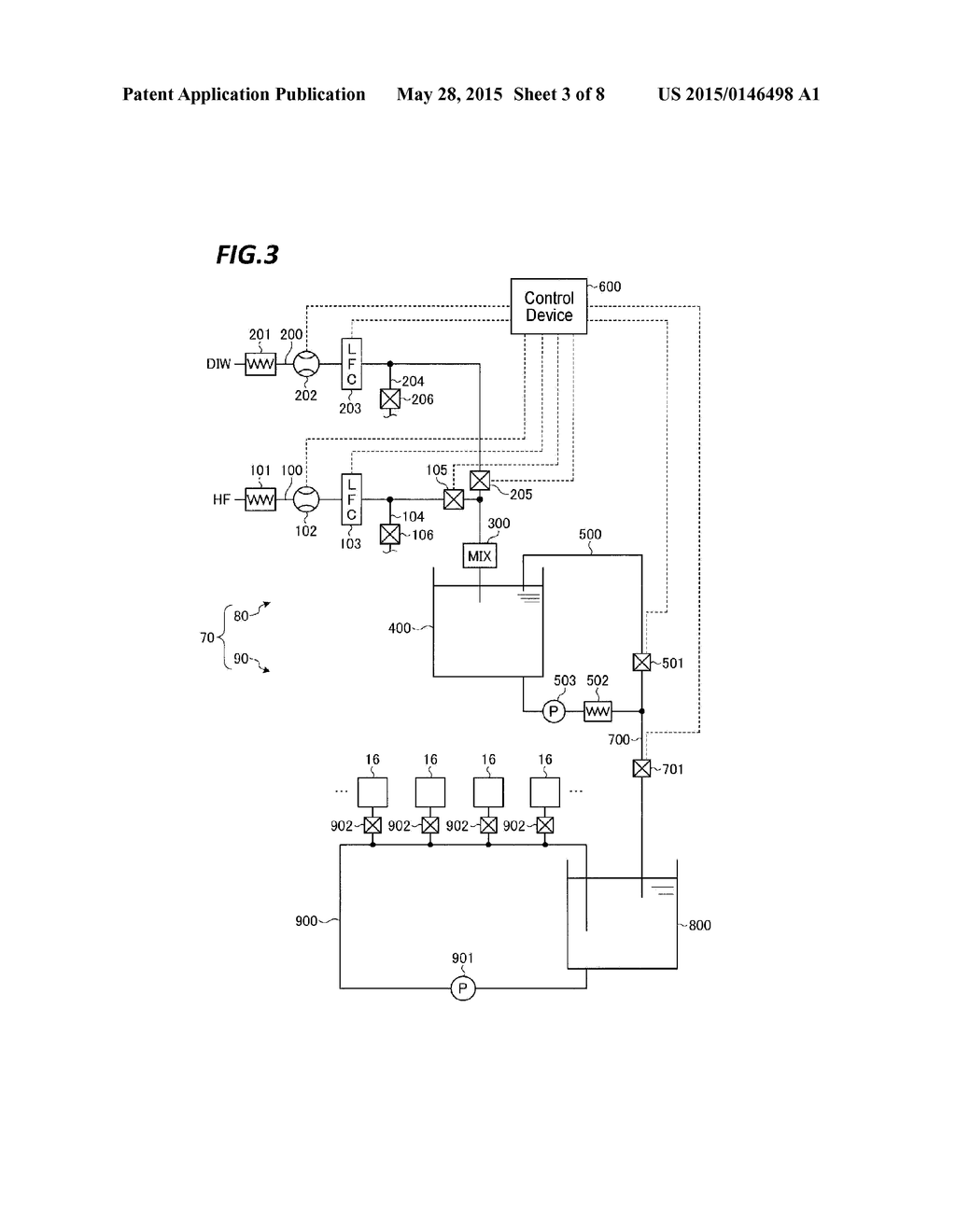 SUBSTRATE PROCESSING APPARATUS AND LIQUID MIXING METHOD - diagram, schematic, and image 04