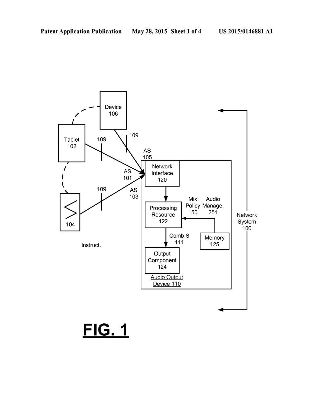 AUDIO OUTPUT DEVICE TO DYNAMICALLY GENERATE AUDIO PORTS FOR CONNECTING TO     SOURCE DEVICES - diagram, schematic, and image 02