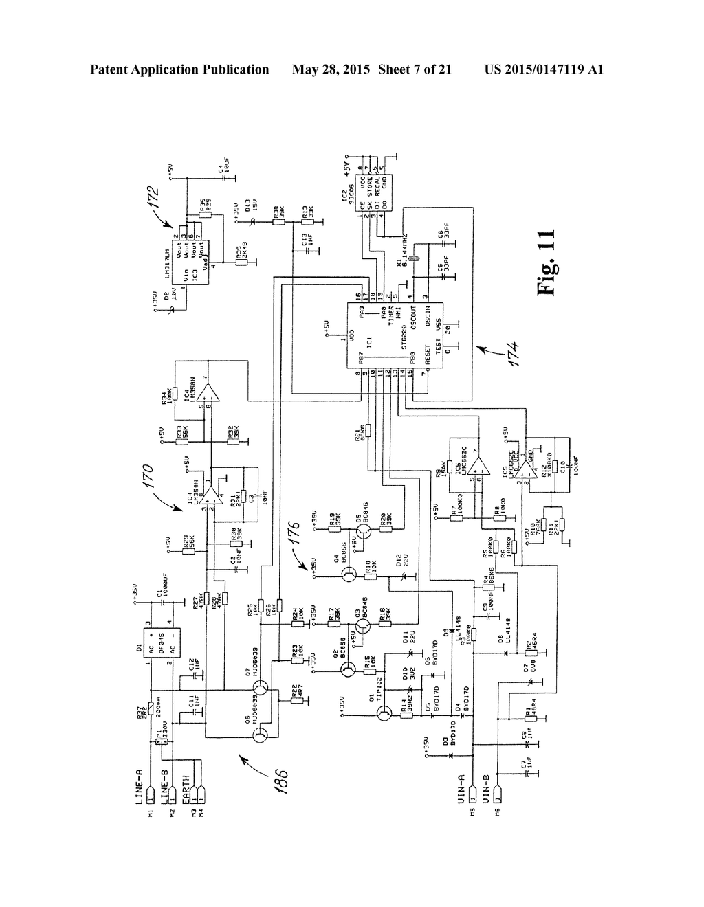 TWO-WIRE CONTROLLING AND MONITORING SYSTEM FOR IN PARTICULAR IRRIGATION OF     LOCALIZED AREAS OF SOIL - diagram, schematic, and image 08