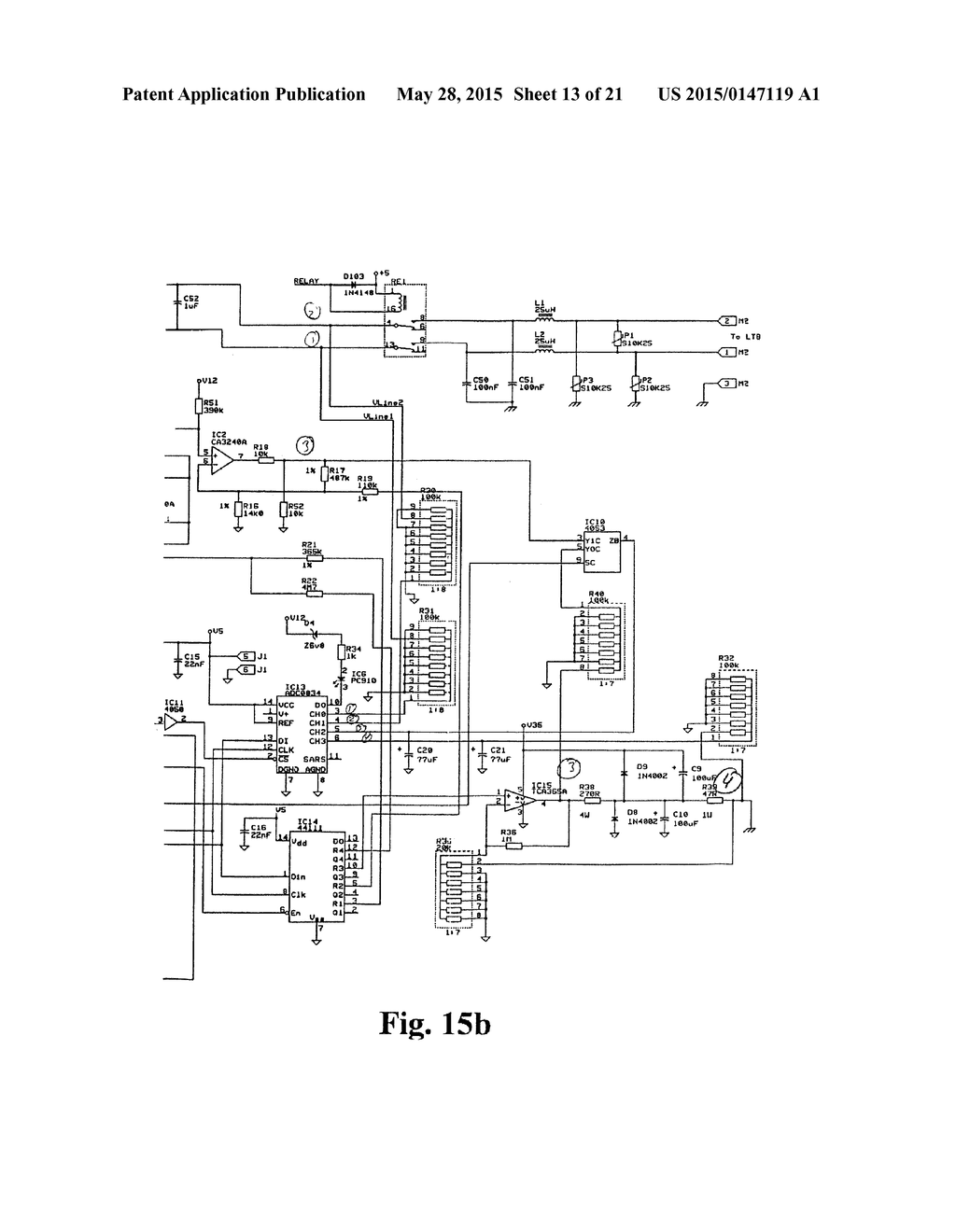 TWO-WIRE CONTROLLING AND MONITORING SYSTEM FOR IN PARTICULAR IRRIGATION OF     LOCALIZED AREAS OF SOIL - diagram, schematic, and image 14