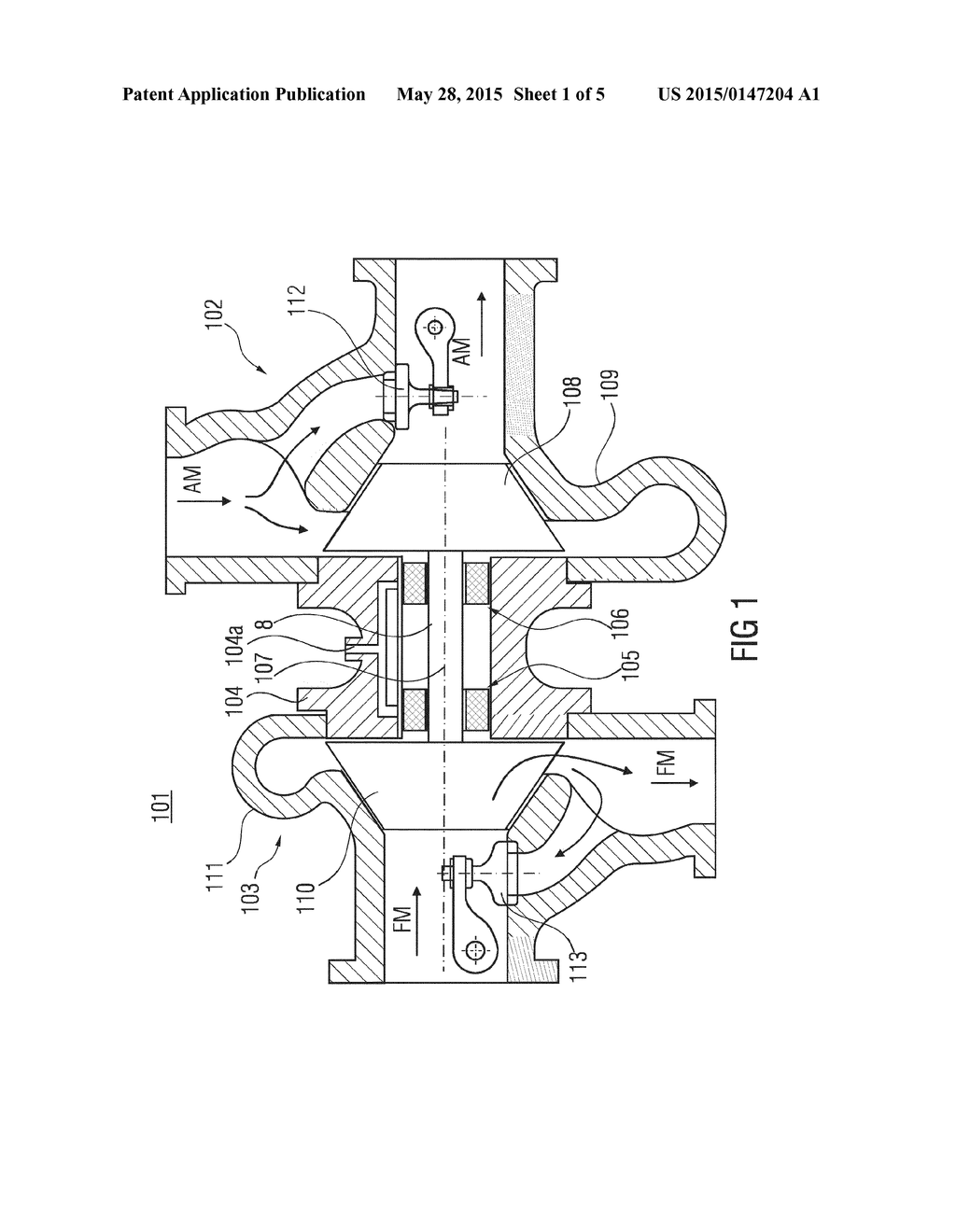 TURBOCHARGER COMPRISING A FLOATING BUSH BEARING - diagram, schematic, and image 02