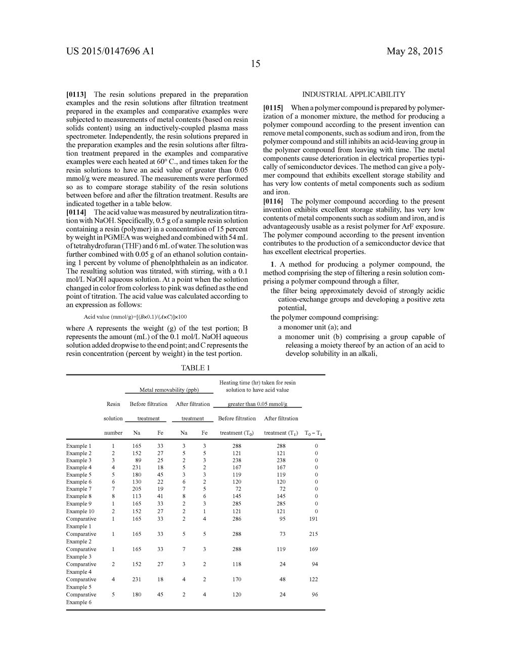 METHOD FOR PRODUCING POLYMER COMPOUND, POLYMER COMPOUND, AND PHOTORESIST     RESIN COMPOSITION - diagram, schematic, and image 16