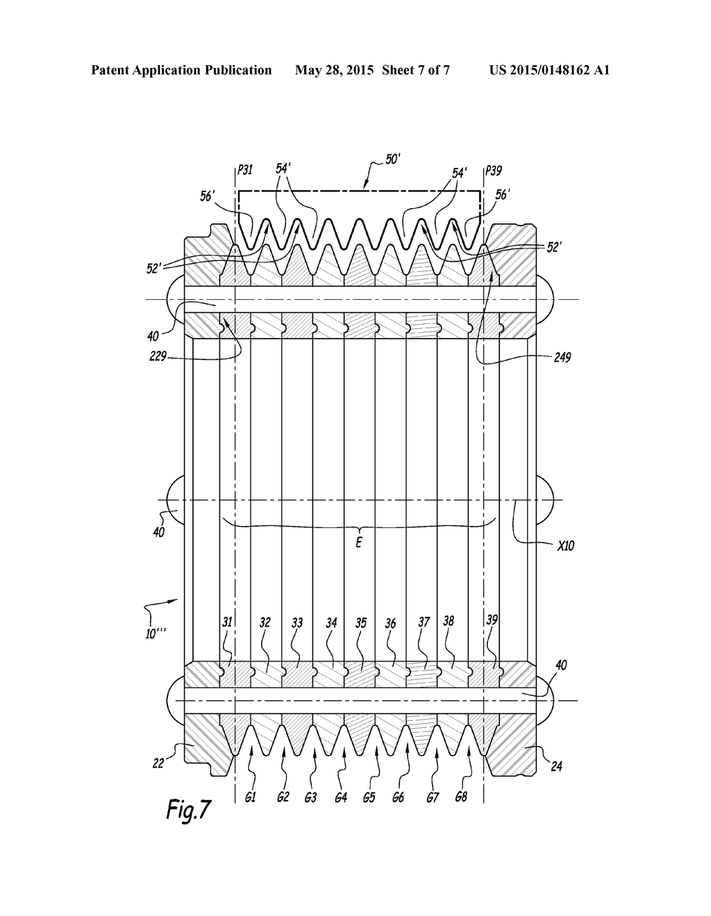 TRANSMISSION PULLEY, POWER TRANSMISSION SYSTEM COMPRISING SUCH A PULLEY,     AND METHOD FOR PRODUCING SUCH A PULLEY - diagram, schematic, and image 08