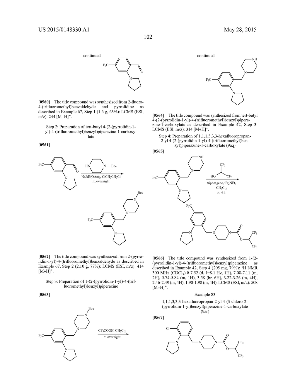 CARBAMATE COMPOUNDS AND OF MAKING AND USING SAME - diagram, schematic, and image 103