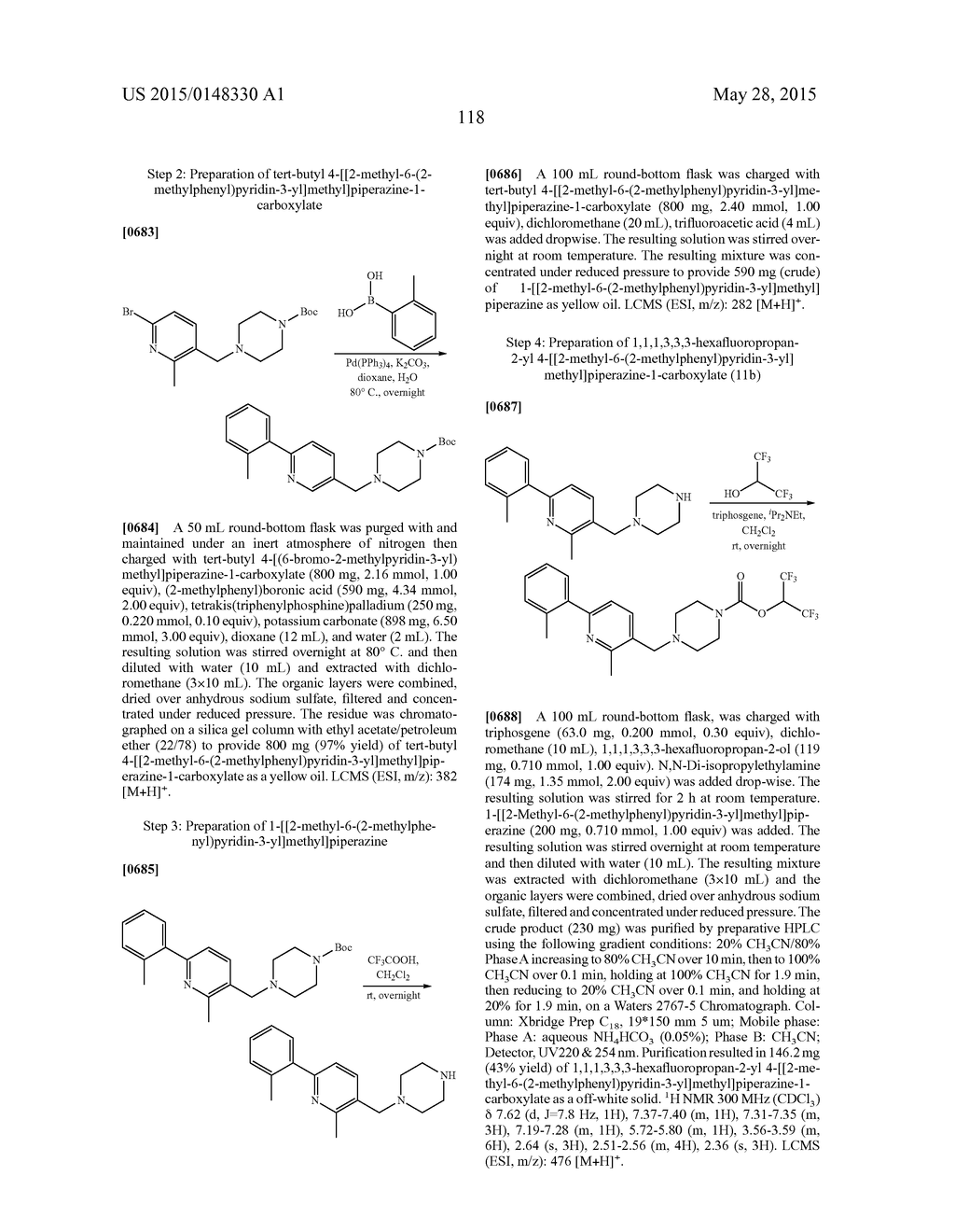 CARBAMATE COMPOUNDS AND OF MAKING AND USING SAME - diagram, schematic, and image 119