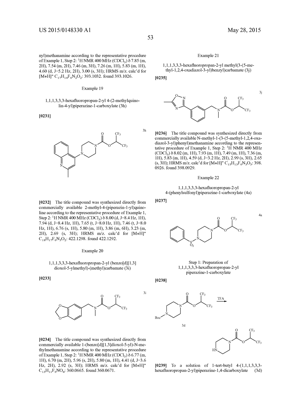 CARBAMATE COMPOUNDS AND OF MAKING AND USING SAME - diagram, schematic, and image 54