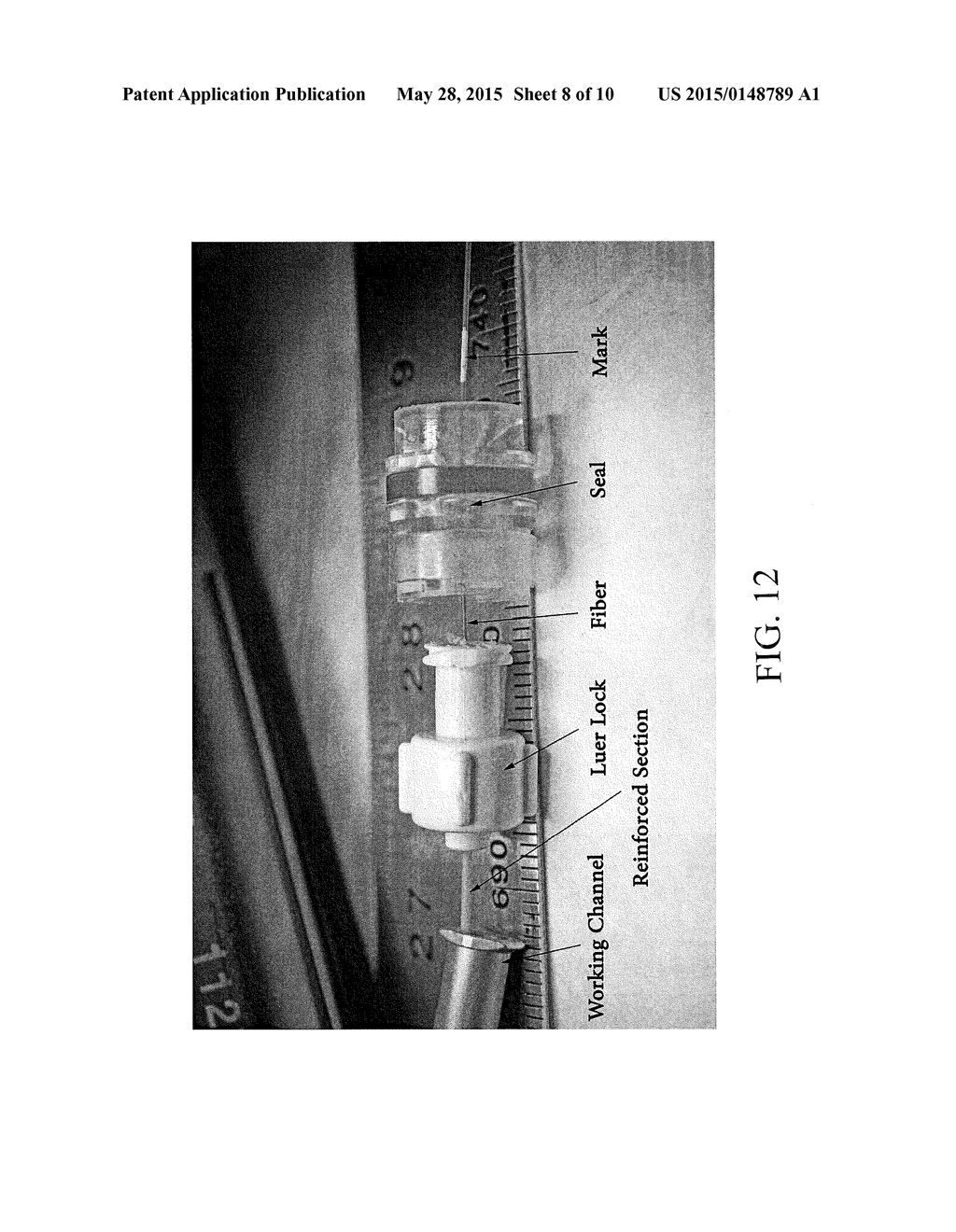 METHOD OF POSITIONING A SURGICAL LASER FIBER AND SURGICAL LASER FIBER     POSITIONING ARRANGEMENT INCLUDING A FLEXIBLE INTRODUCER SLEEVE FOR     IMPLEMENTING THE POSITIONING METHOD - diagram, schematic, and image 09