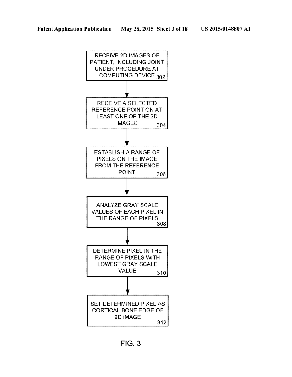 METHOD FOR FEMUR RESECTION ALIGNMENT APPROXIMATION IN HIP REPLACEMENT     PROCEDURES - diagram, schematic, and image 04