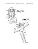 POLYAXIAL BONE SCREW WITH HELICALLY WOUND CAPTURE CONNECTION diagram and image