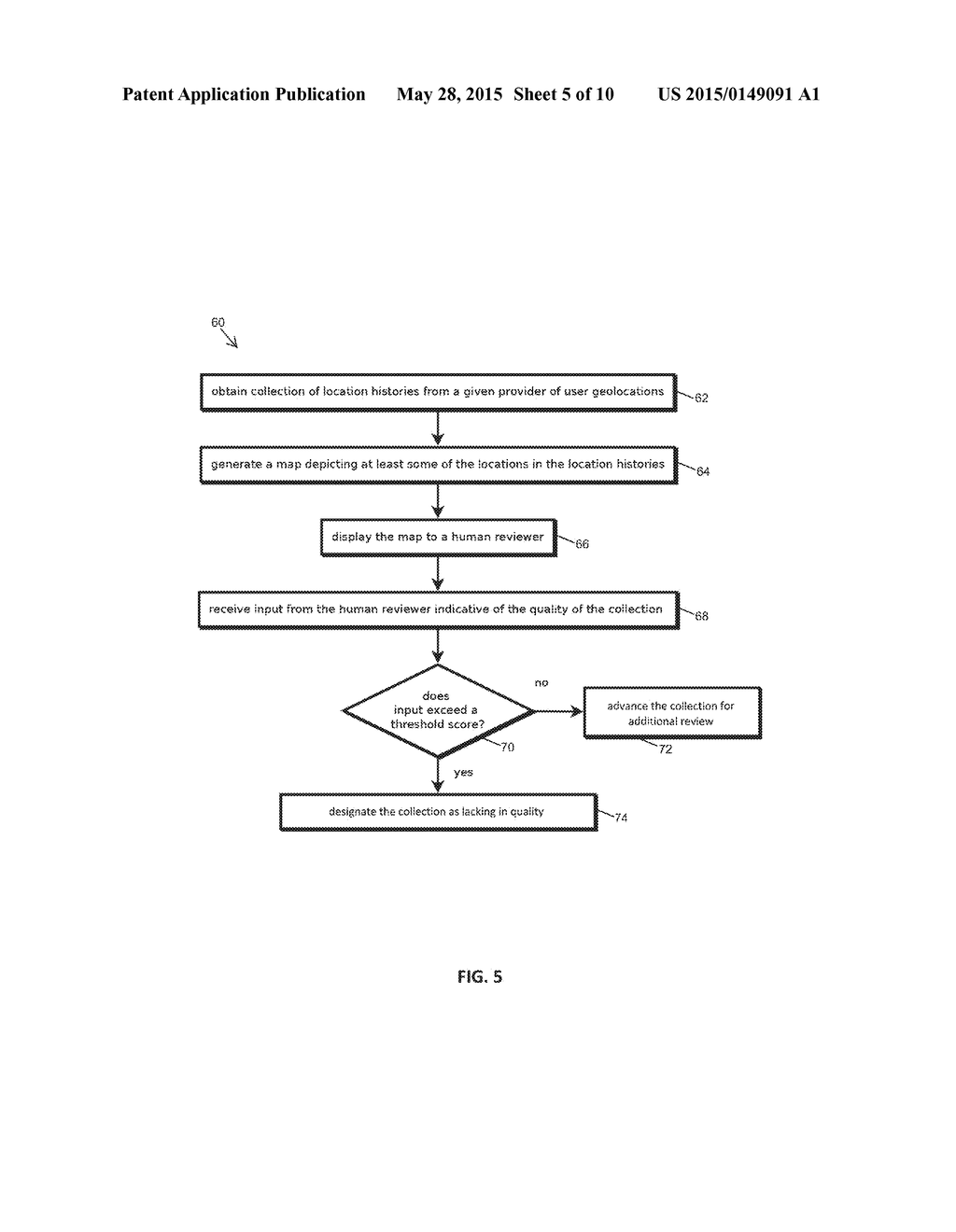 Apparatus and Method for Determining the Quality or Accuracy of Reported     Locations - diagram, schematic, and image 06