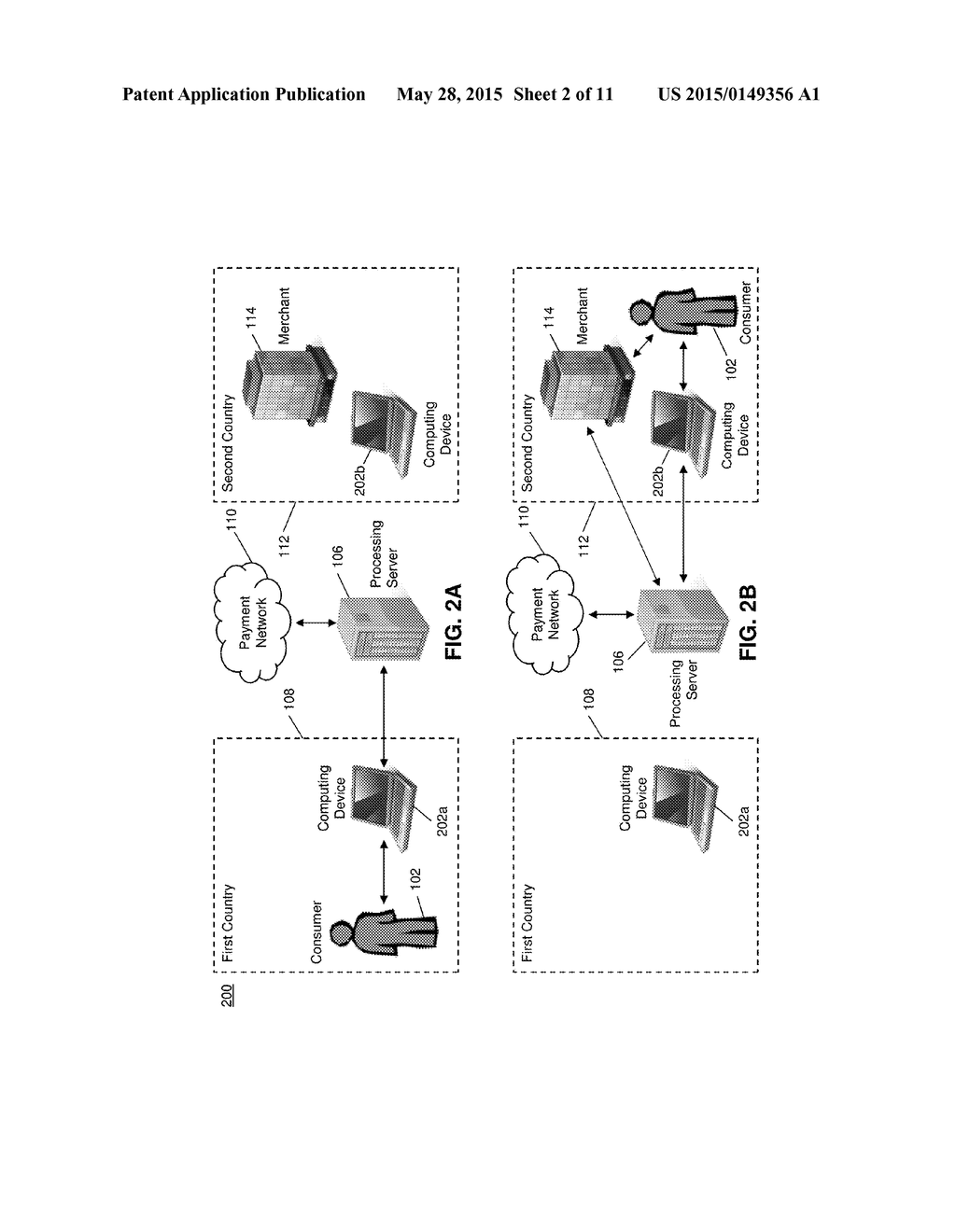 METHOD AND SYSTEM FOR AUTHENTICATING CROSS-BORDER FINANCIAL CARD     TRANSACTIONS - diagram, schematic, and image 03