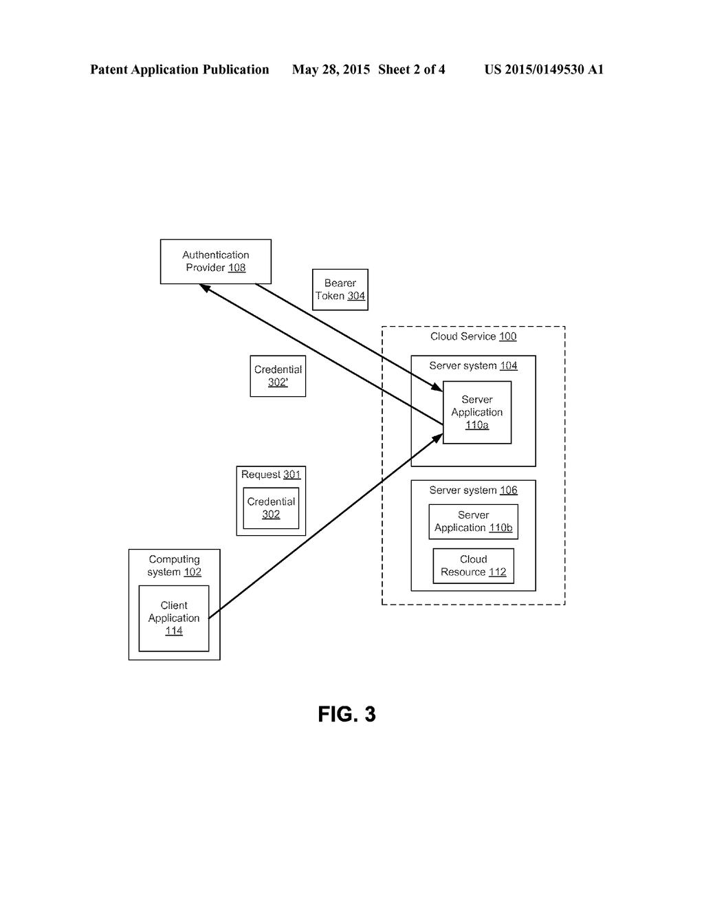 Redirecting Access Requests to an Authorized Server System for a Cloud     Service - diagram, schematic, and image 03