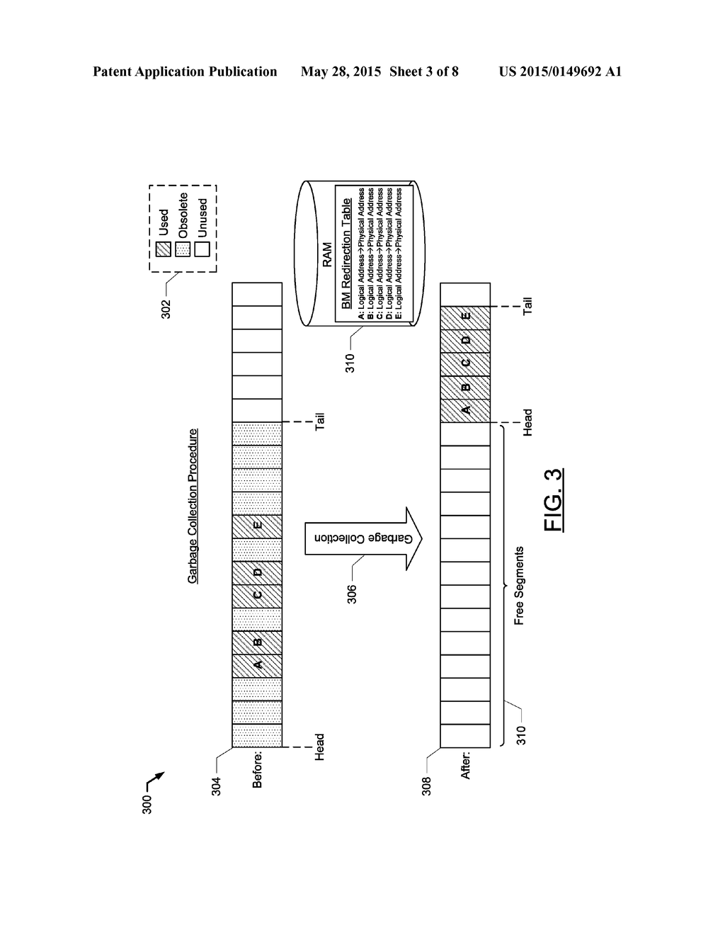 EFFICIENT REUSE OF SEGMENTS IN NONOVERWRITE STORAGE SYSTEMS - diagram, schematic, and image 04