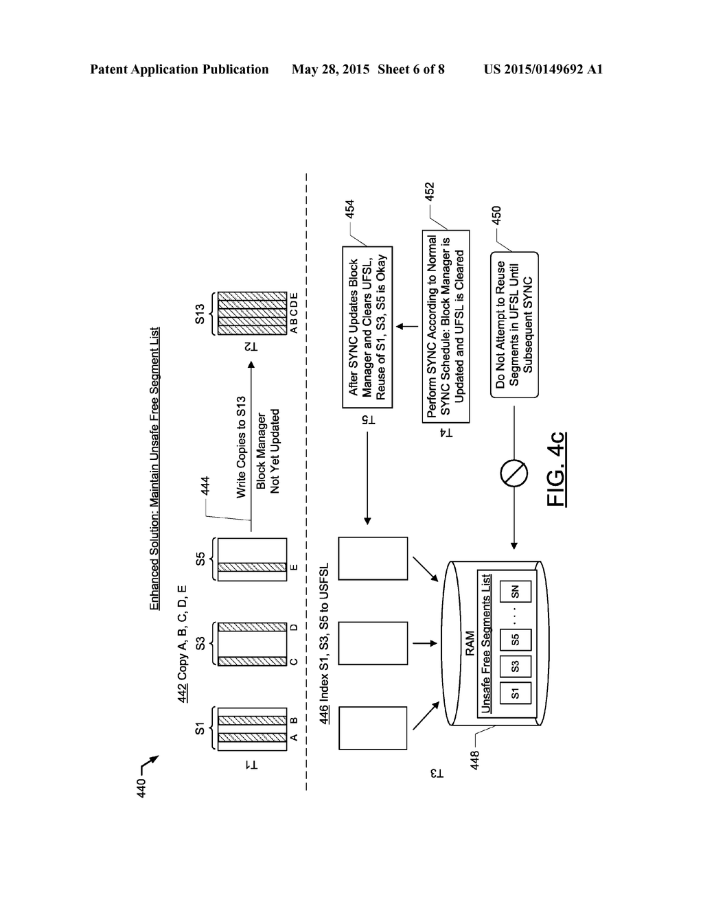 EFFICIENT REUSE OF SEGMENTS IN NONOVERWRITE STORAGE SYSTEMS - diagram, schematic, and image 07