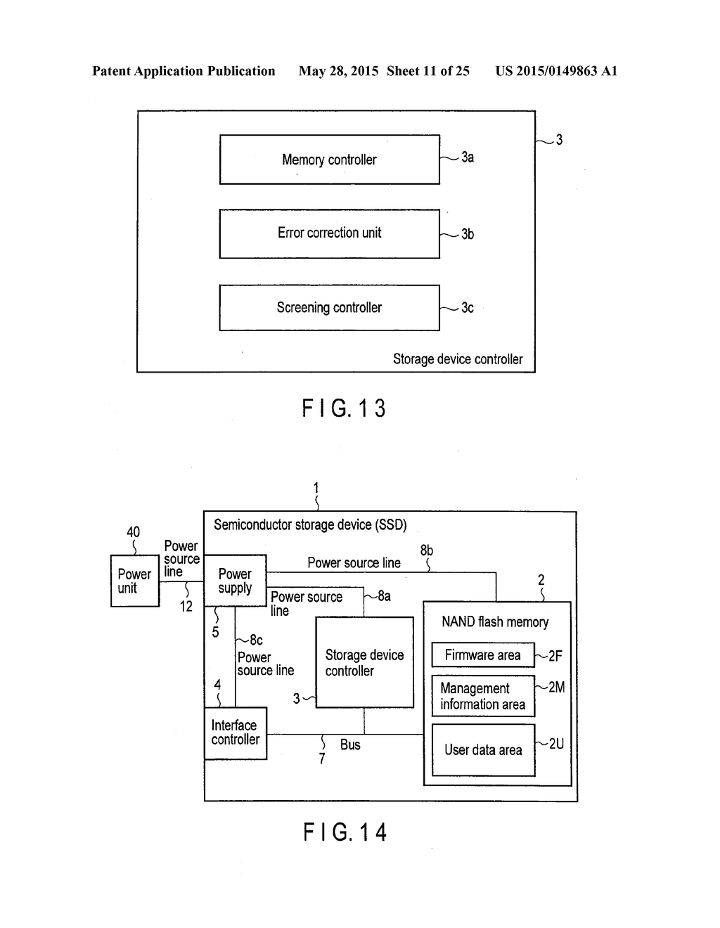 SEMICONDUCTOR STORAGE DEVICE, METHOD FOR CONTROLLING THE SAME AND CONTROL     PROGRAM - diagram, schematic, and image 12