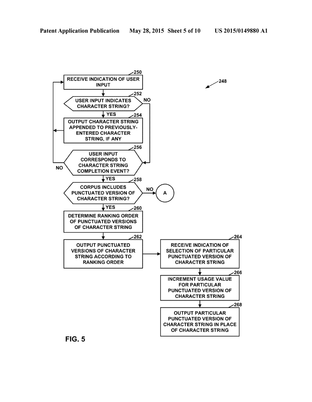 ASSISTED PUNCTUATION OF CHARACTER STRINGS - diagram, schematic, and image 06