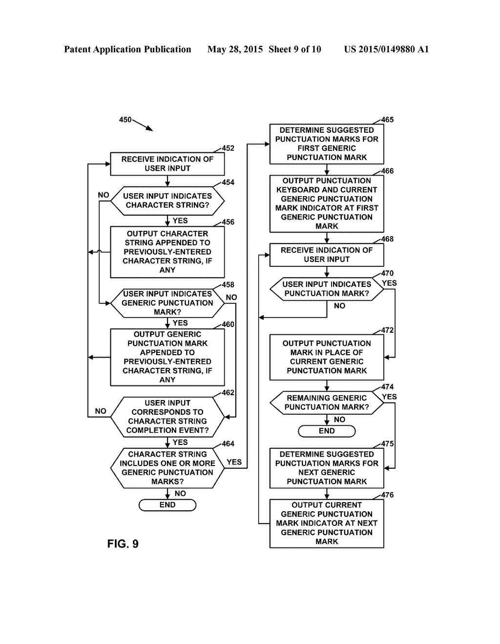 ASSISTED PUNCTUATION OF CHARACTER STRINGS - diagram, schematic, and image 10