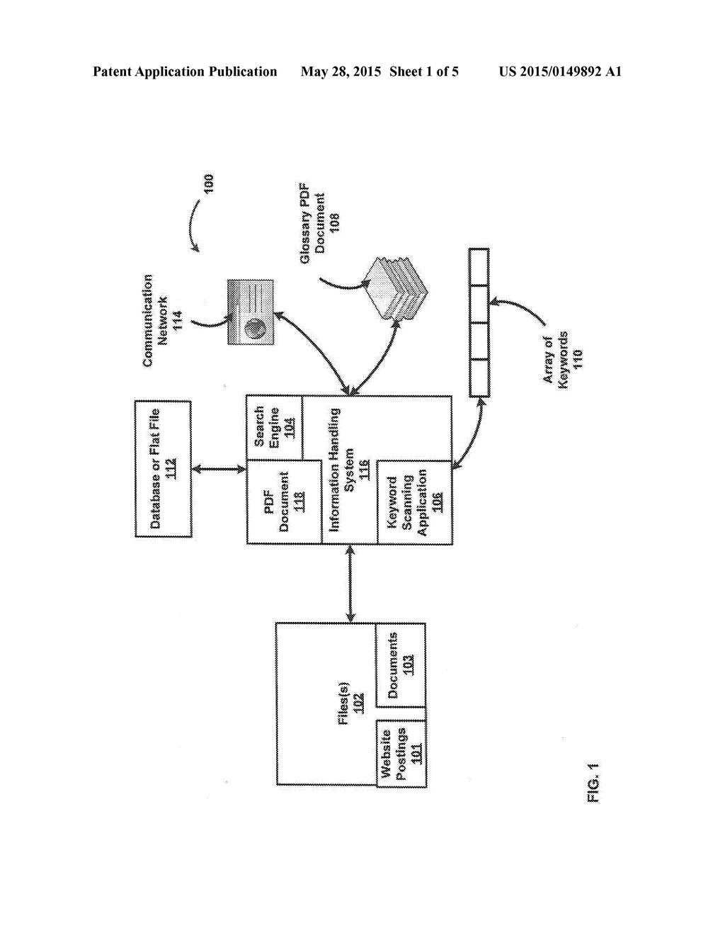 SYSTEM AND METHOD FOR AUTOMATICALLY GENERATING KEYWORDS - diagram, schematic, and image 02