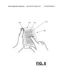 COMPUTING DEVICE WITH TOUCH-SENSITIVE HOUSING FOR DETECTING PLACEHOLDER     INPUT IN CONNECTION WITH A PAGE TURNING ACTION diagram and image