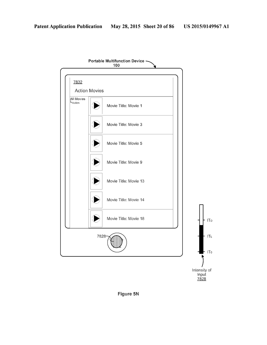 Device, Method, and Graphical User Interface for Navigating User Interface     Hierarchies - diagram, schematic, and image 21