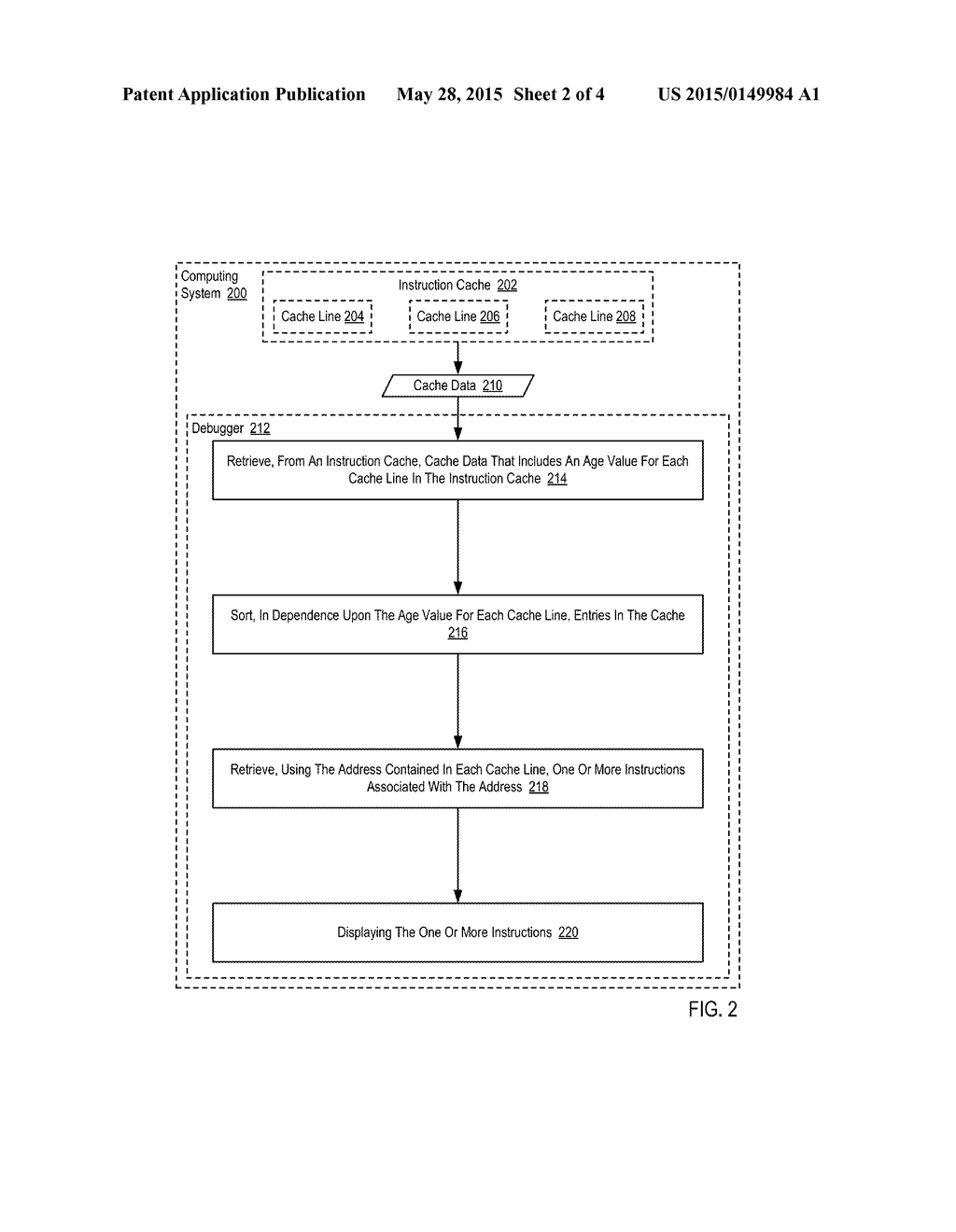 DETERMINING INSTRUCTION EXECUTION HISTORY IN A DEBUGGER - diagram, schematic, and image 03