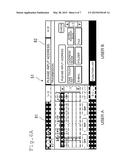 ELECTRONIC EQUIPMENT HAVING DISPLAY HAVING DIVIDED SCREEN AND CONTROL     METHOD THEREOF diagram and image