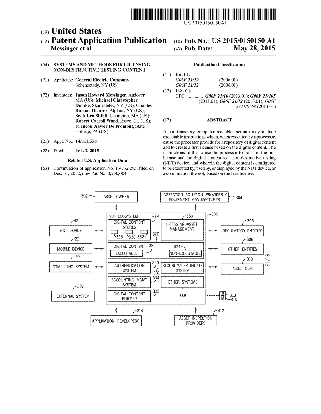 SYSTEMS AND METHODS FOR LICENSING NON-DESTRUCTIVE TESTING CONTENT - diagram, schematic, and image 01