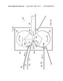 CONTINUOUS PROCESS AND APPARATUS FOR MAKING A PITA CHIP diagram and image