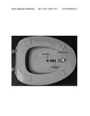 Hygienic toilet seat operating device diagram and image