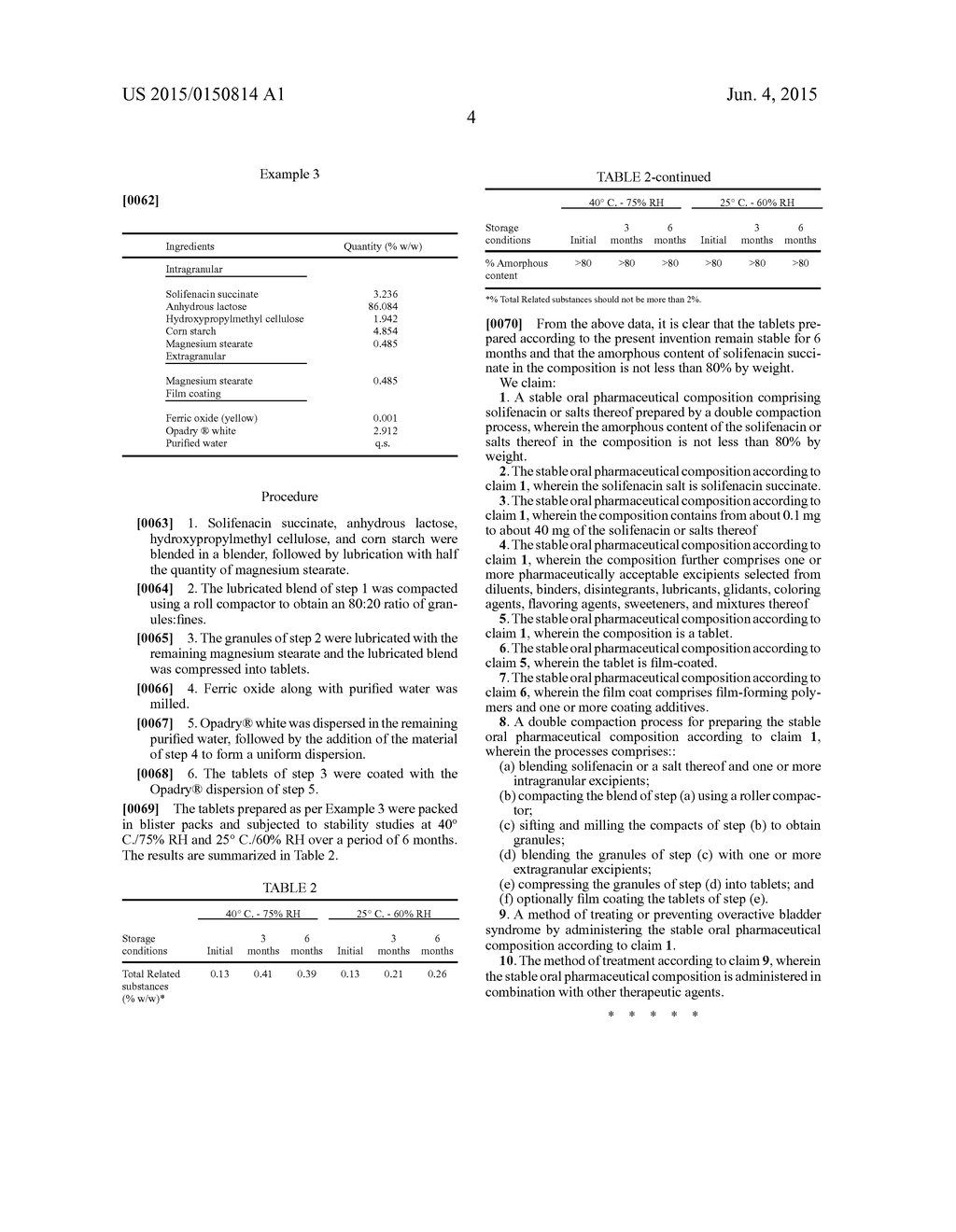 STABLE ORAL PHARMACEUTICAL COMPOSITION OF SOLIFENACIN - diagram, schematic, and image 05