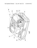 PRINTER WITH PRINTHEAD ASSEMBLY, CLUTCH ASSEMBLY, AND PRINTER RIBBON     TRANSPORT ASSEMBLY diagram and image