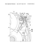 PRINTER WITH PRINTHEAD ASSEMBLY, CLUTCH ASSEMBLY, AND PRINTER RIBBON     TRANSPORT ASSEMBLY diagram and image