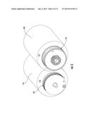 PRINTER WITH PRINTHEAD ASSEMBLY, CLUTCH ASSEMBLY, AND PRINTER RIBBON     TRANSPORT ASSEMBLY diagram and image