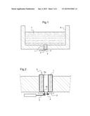 DEVICE FOR FLOWING MOLTEN GLASS diagram and image