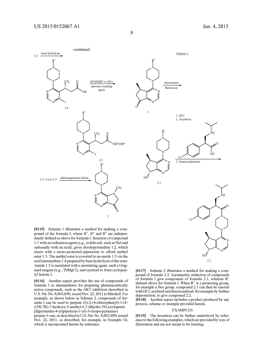 PROCESS FOR MAKING HYDROXYLATED CYCLOPENTYLPYRIMIDINE COMPOUNDS - diagram, schematic, and image 10