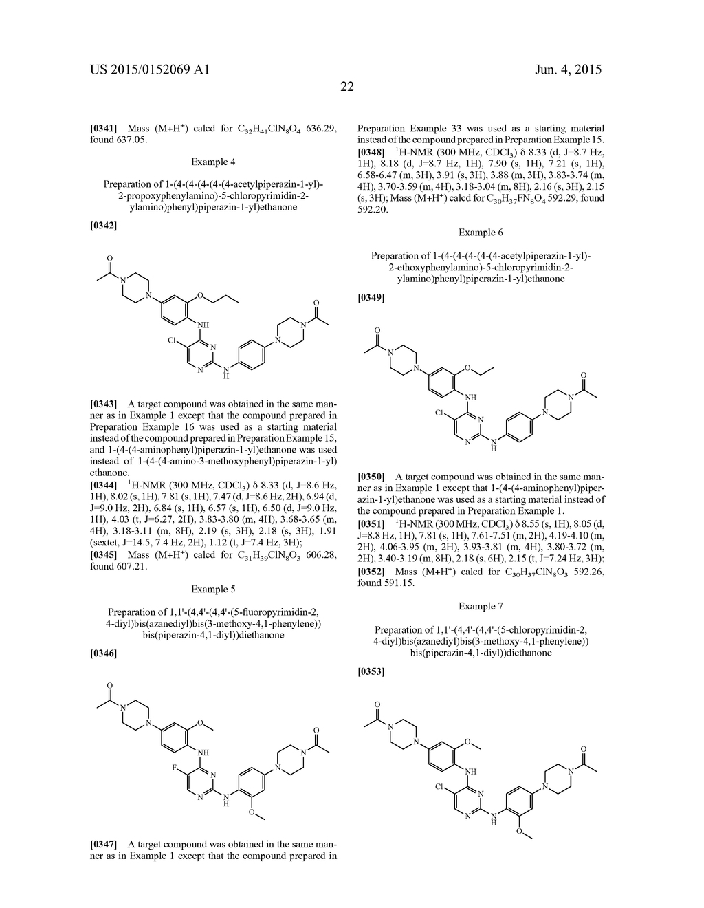 N2,N4-BIS(4-(PIPERAZINE-1-YL)PHENYL)PIRIMIDINE-2,4-DIAMINE DERIVATIVE OR     PHARMACEUTICALLY ACCEPTABLE SALT THEREOF, AND COMPOSITION CONTAINING SAME     AS ACTIVE INGREDIENT FOR PREVENTING OR TREATING CANCER - diagram, schematic, and image 26