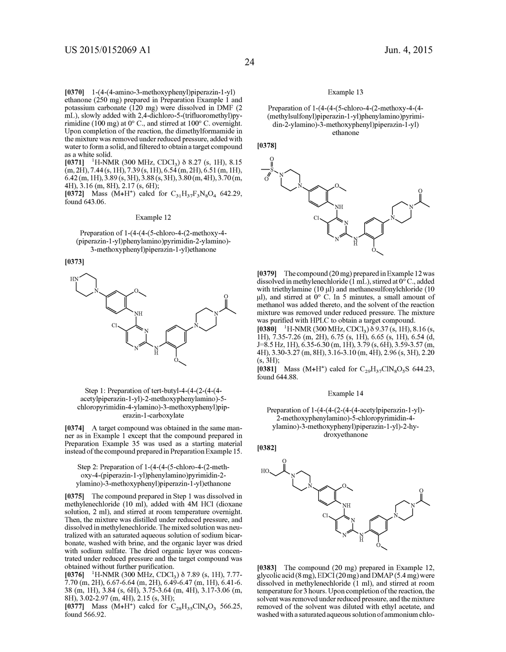 N2,N4-BIS(4-(PIPERAZINE-1-YL)PHENYL)PIRIMIDINE-2,4-DIAMINE DERIVATIVE OR     PHARMACEUTICALLY ACCEPTABLE SALT THEREOF, AND COMPOSITION CONTAINING SAME     AS ACTIVE INGREDIENT FOR PREVENTING OR TREATING CANCER - diagram, schematic, and image 28