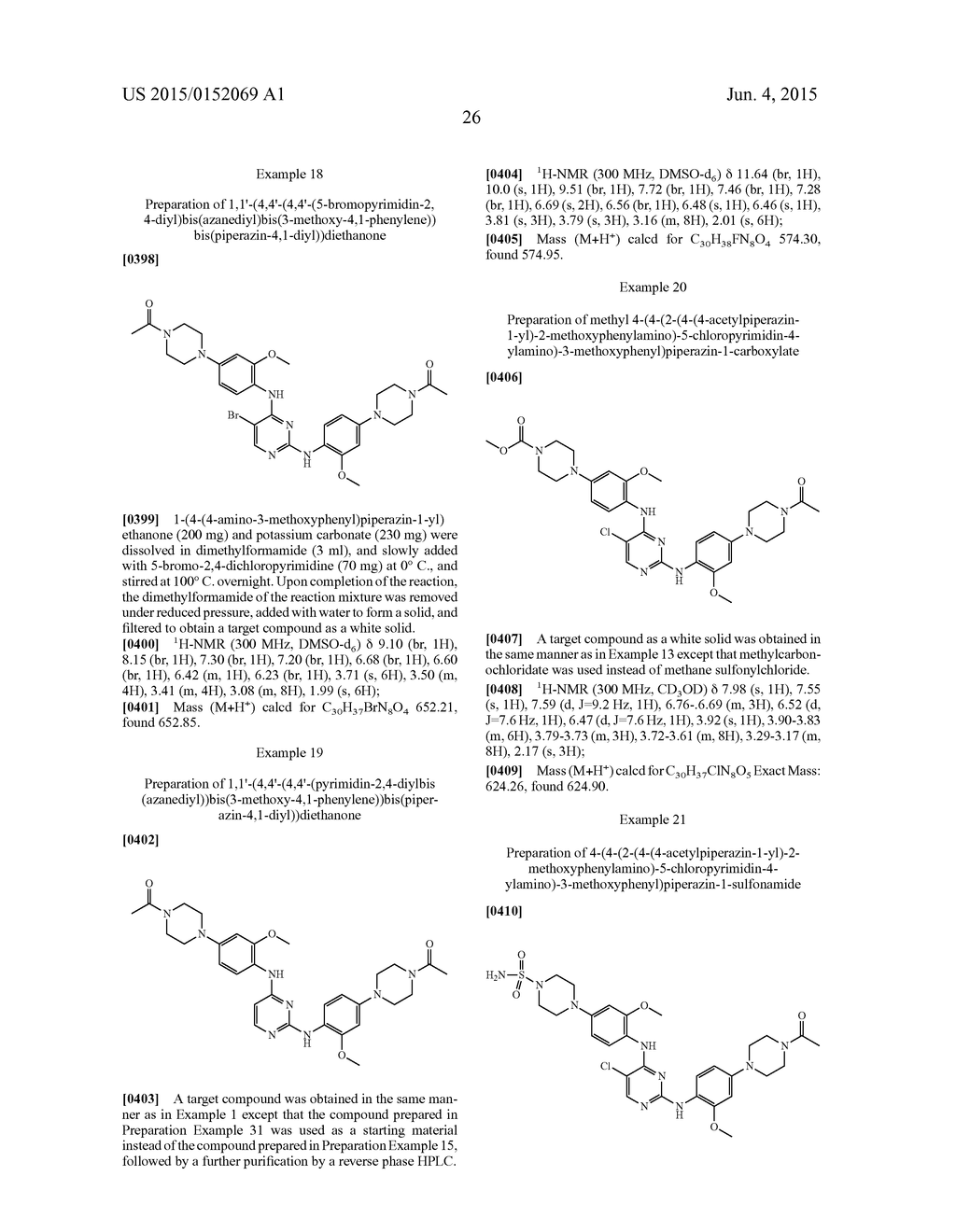 N2,N4-BIS(4-(PIPERAZINE-1-YL)PHENYL)PIRIMIDINE-2,4-DIAMINE DERIVATIVE OR     PHARMACEUTICALLY ACCEPTABLE SALT THEREOF, AND COMPOSITION CONTAINING SAME     AS ACTIVE INGREDIENT FOR PREVENTING OR TREATING CANCER - diagram, schematic, and image 30