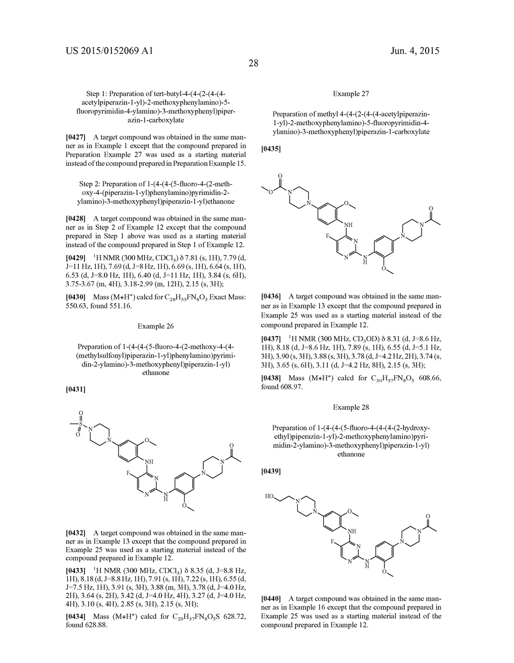 N2,N4-BIS(4-(PIPERAZINE-1-YL)PHENYL)PIRIMIDINE-2,4-DIAMINE DERIVATIVE OR     PHARMACEUTICALLY ACCEPTABLE SALT THEREOF, AND COMPOSITION CONTAINING SAME     AS ACTIVE INGREDIENT FOR PREVENTING OR TREATING CANCER - diagram, schematic, and image 32