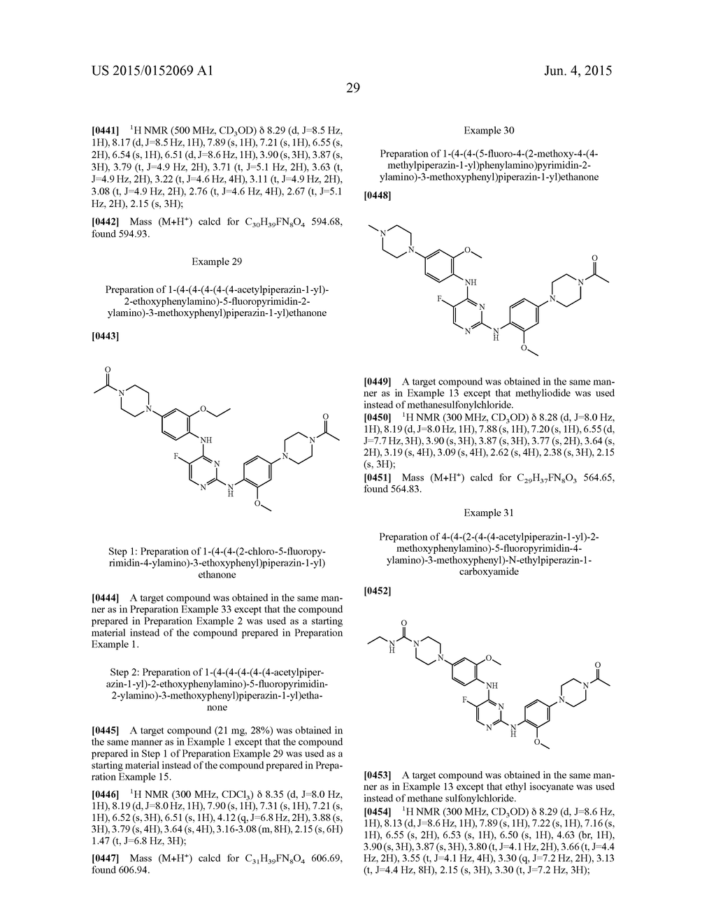 N2,N4-BIS(4-(PIPERAZINE-1-YL)PHENYL)PIRIMIDINE-2,4-DIAMINE DERIVATIVE OR     PHARMACEUTICALLY ACCEPTABLE SALT THEREOF, AND COMPOSITION CONTAINING SAME     AS ACTIVE INGREDIENT FOR PREVENTING OR TREATING CANCER - diagram, schematic, and image 33