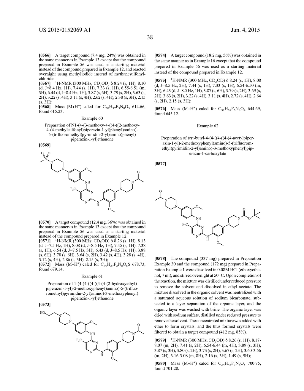 N2,N4-BIS(4-(PIPERAZINE-1-YL)PHENYL)PIRIMIDINE-2,4-DIAMINE DERIVATIVE OR     PHARMACEUTICALLY ACCEPTABLE SALT THEREOF, AND COMPOSITION CONTAINING SAME     AS ACTIVE INGREDIENT FOR PREVENTING OR TREATING CANCER - diagram, schematic, and image 42